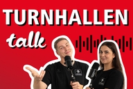 Logo des Podcast Turnhallen Talk des Hessischen Turnverbands