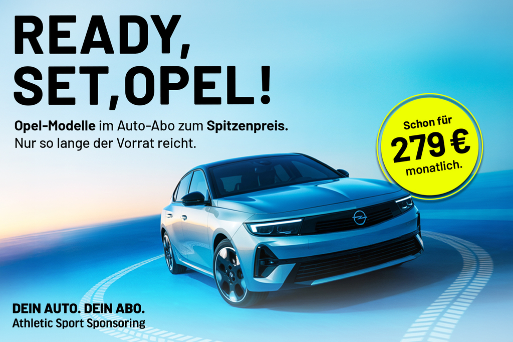 Grafik zur Opel-Werbung.