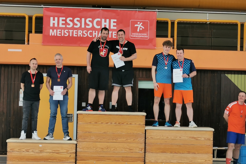 Siegerehrung der Männer.