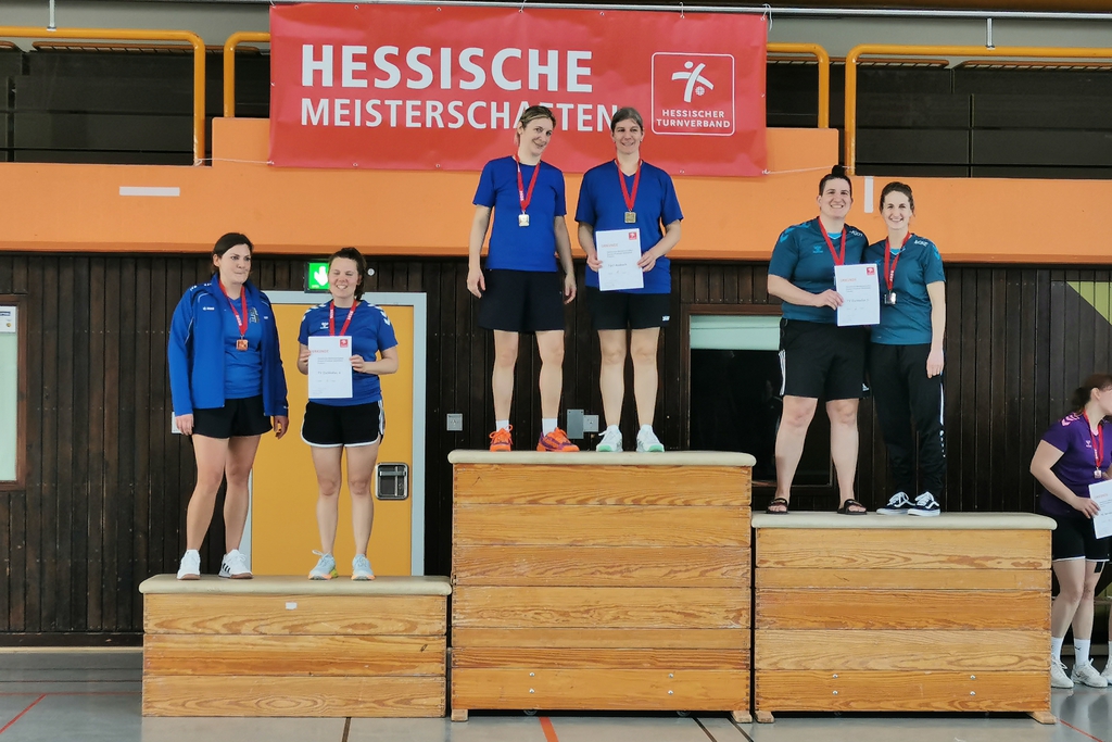 Siegerehrung der Frauen.