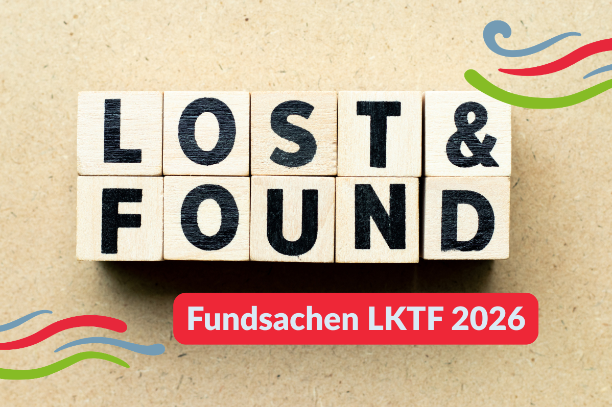 Eine Grafik mit der Aufschrift "Lost & Found". 