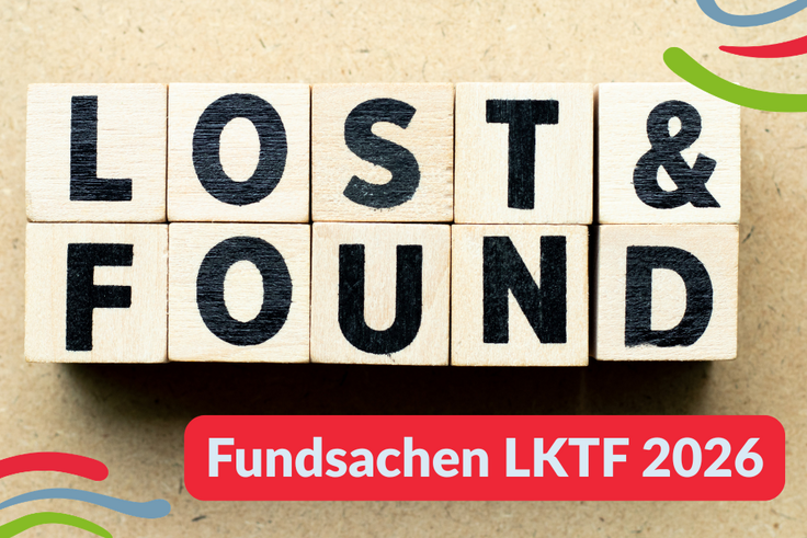 Eine Grafik mit der Aufschrift "Lost & Found". 