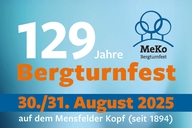 Grafik mit Text 129 Jahre Bergturnfest