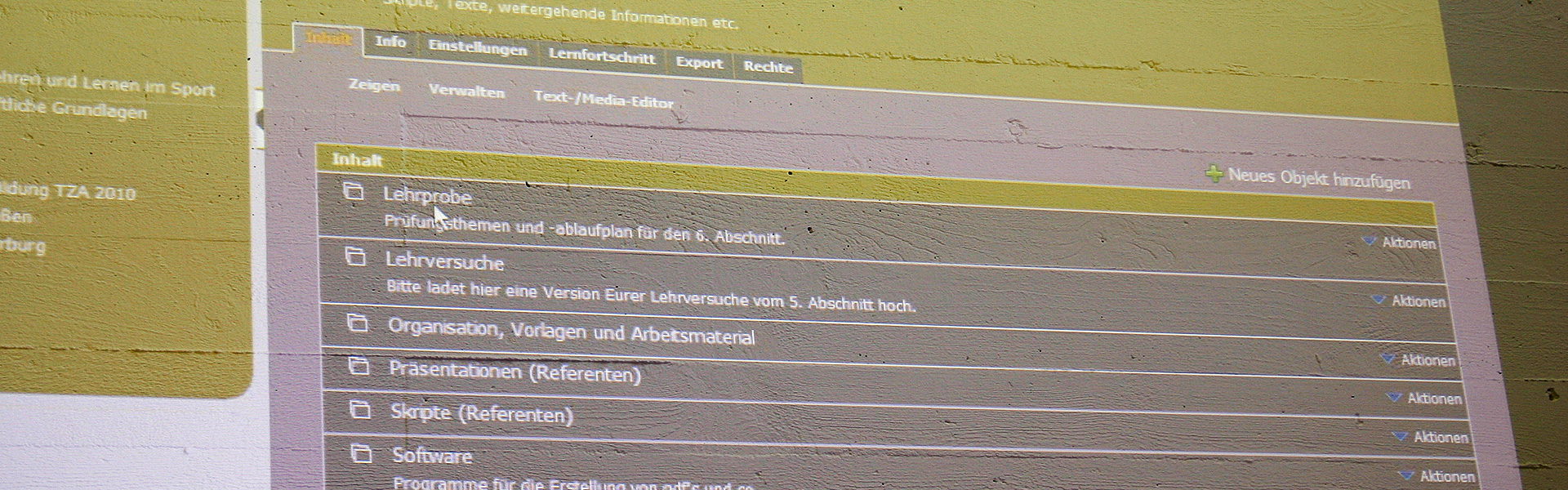 Ein Ausschnitt eines E-Learnings.