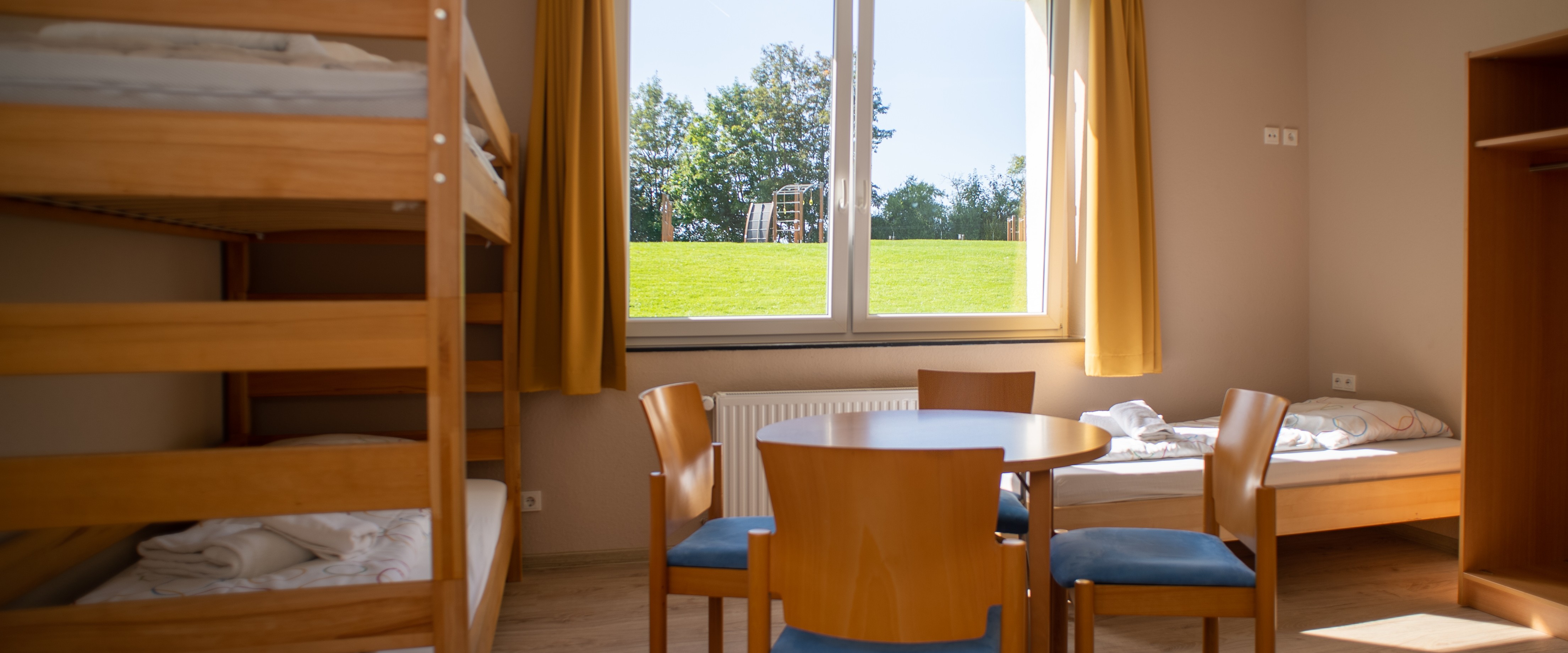 Ein Zimmer des Turnzentrums 